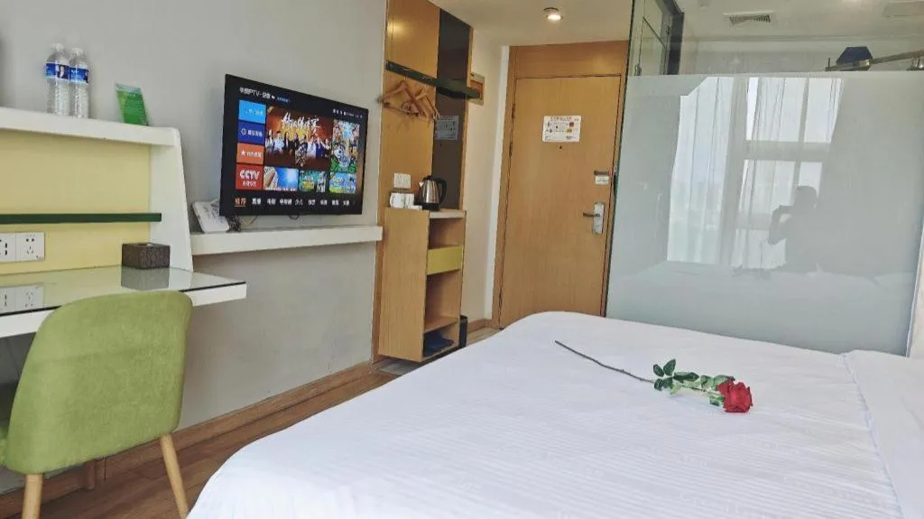 Bed in Vatica Hefei Feidong County Yuzhou Central Square Hotel