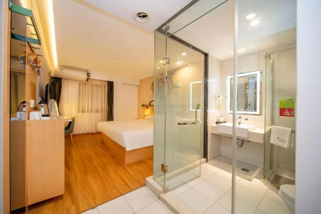 Bed in Vatica Hefei Feidong County Yuzhou Central Square Hotel