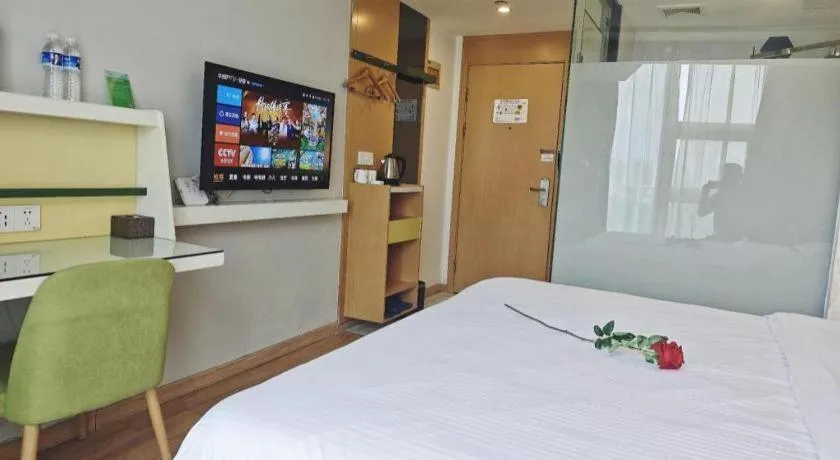 Bed in Vatica Hefei Feidong County Yuzhou Central Square Hotel