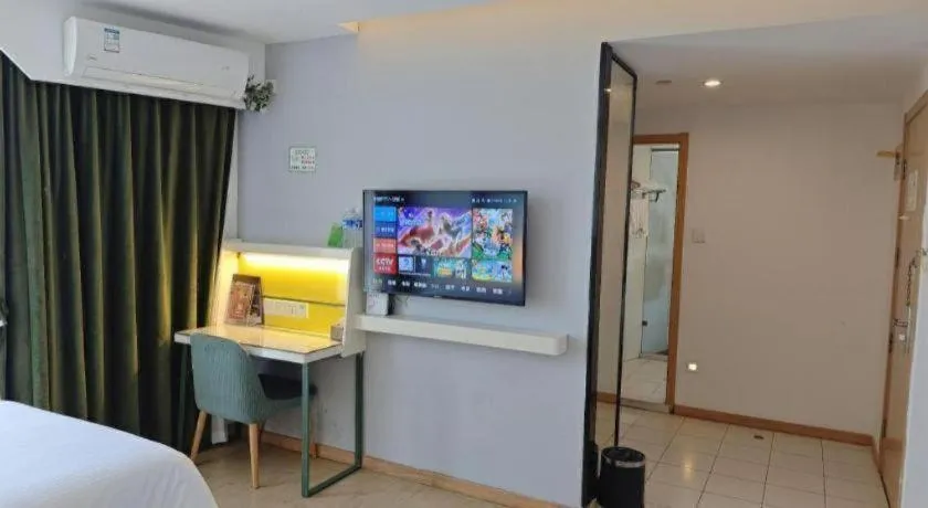 Bed in Vatica Hefei Feidong County Yuzhou Central Square Hotel