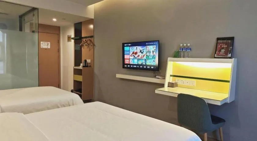 Bed in Vatica Hefei Feidong County Yuzhou Central Square Hotel