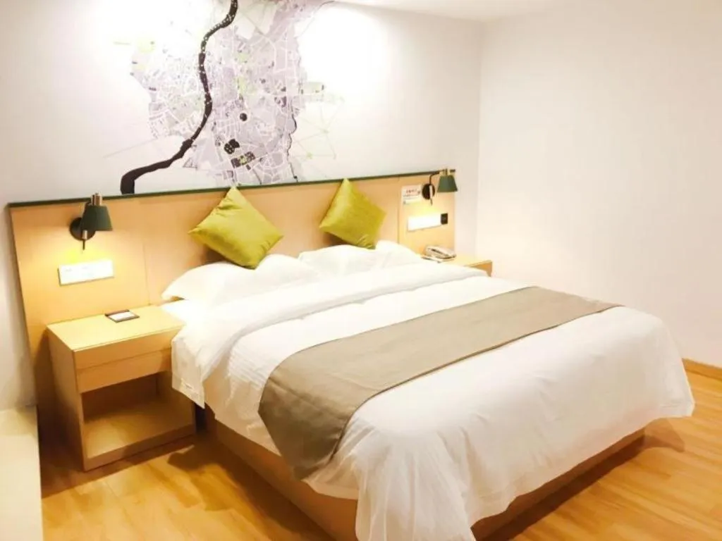 Bed in Vatica Hefei Feidong County Yuzhou Central Square Hotel