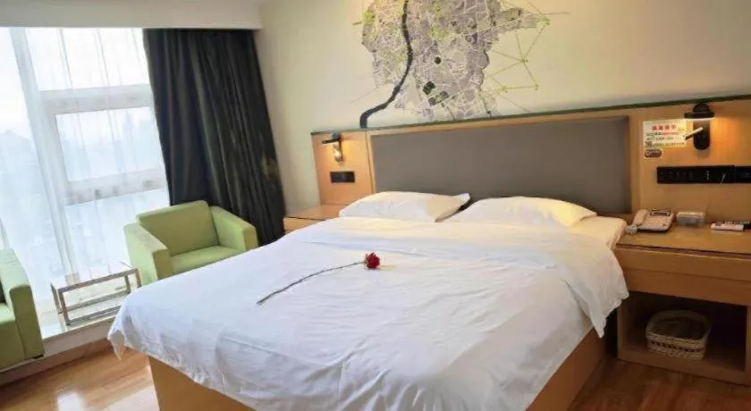 Bed in Vatica Hefei Feidong County Yuzhou Central Square Hotel