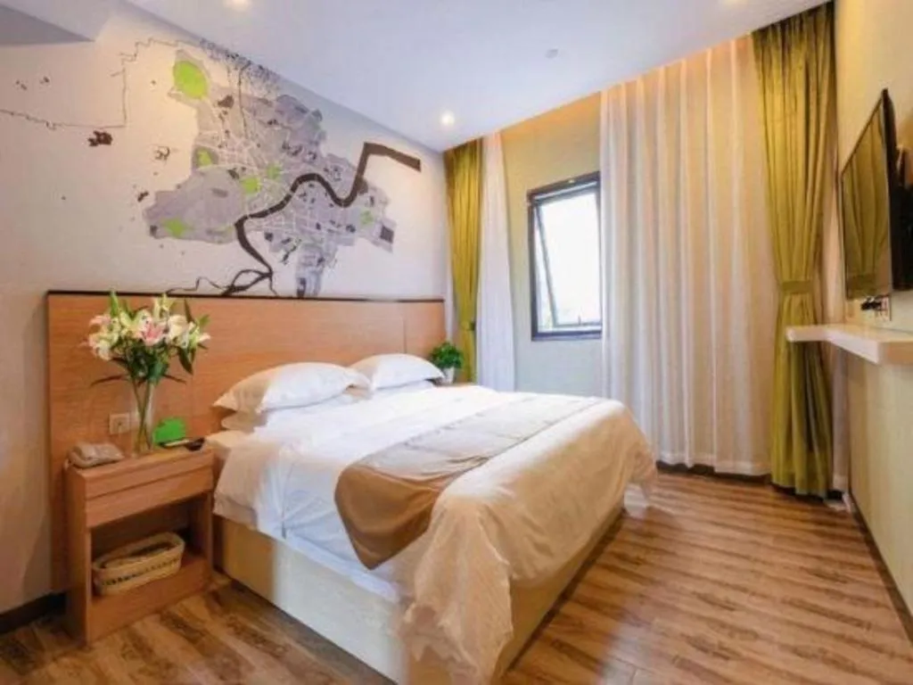 Bed in Vatica Hangzhou Xiasha Media College Hotel