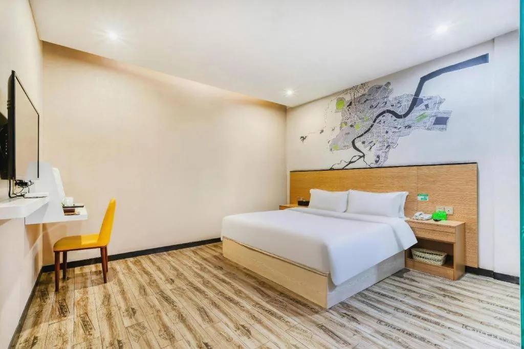 Bed in Vatica Hangzhou Xiasha Media College Hotel