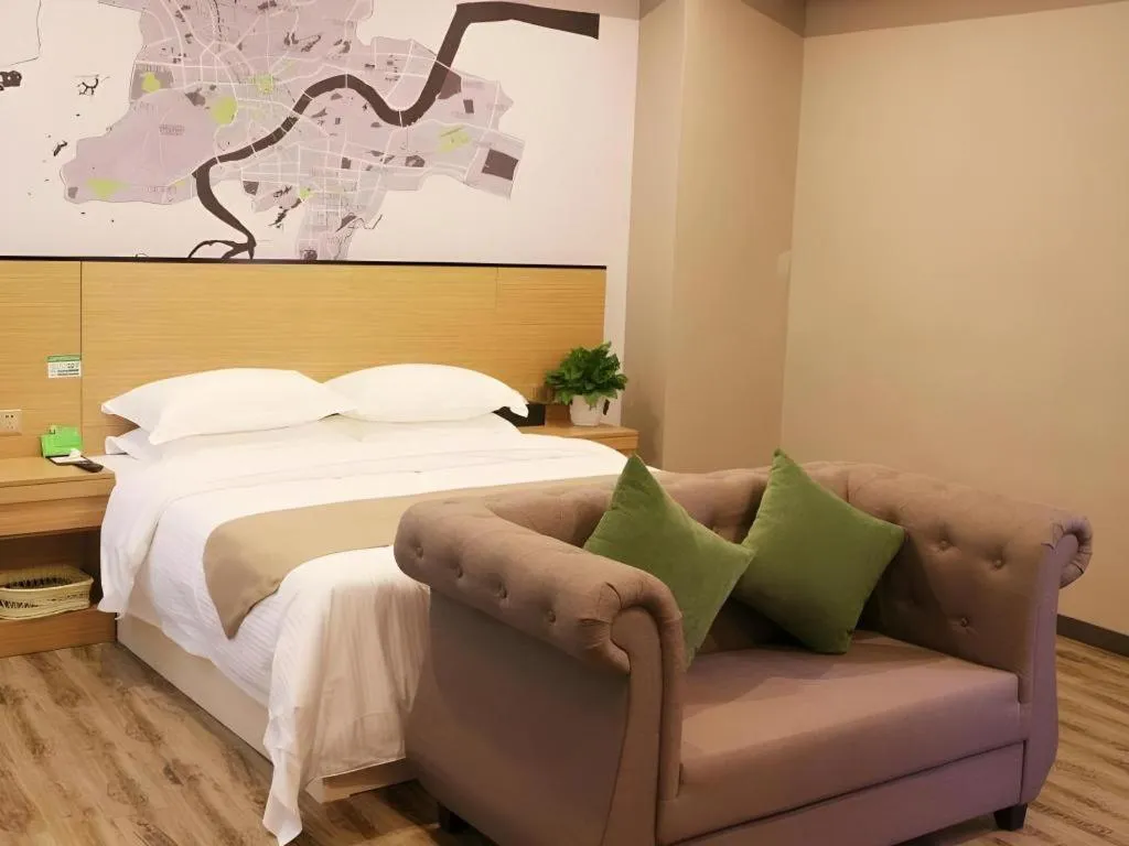 Bed in Vatica Hangzhou Xiasha Media College Hotel