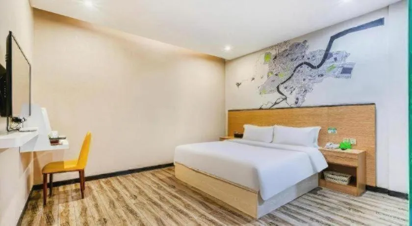 Bed in Vatica Hangzhou Xiasha Media College Hotel