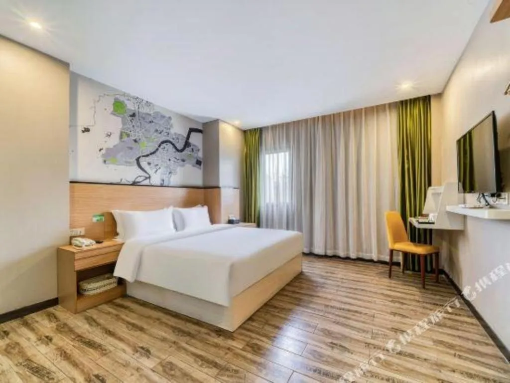 Bed in Vatica Hangzhou Xiasha Media College Hotel