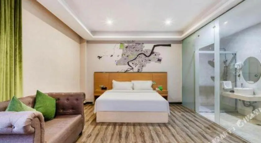 Bed in Vatica Hangzhou Xiasha Media College Hotel