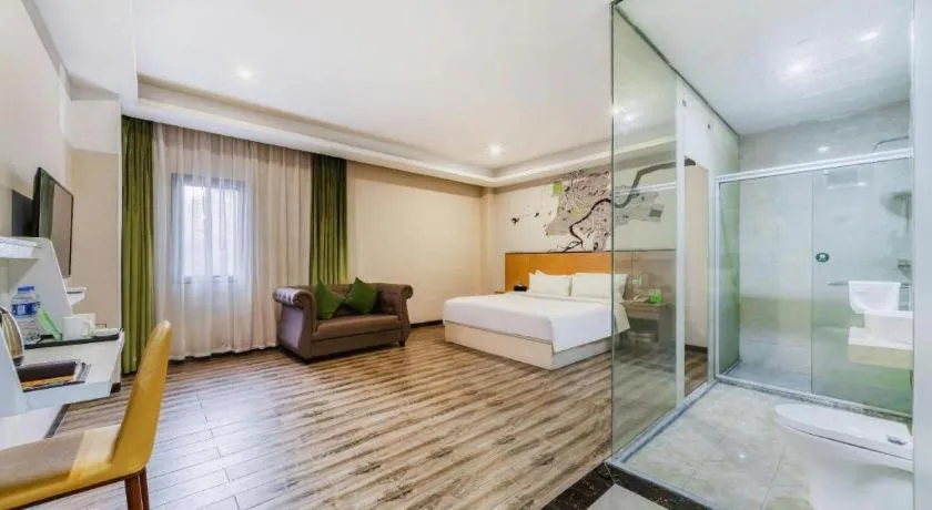 Bed in Vatica Hangzhou Xiasha Media College Hotel