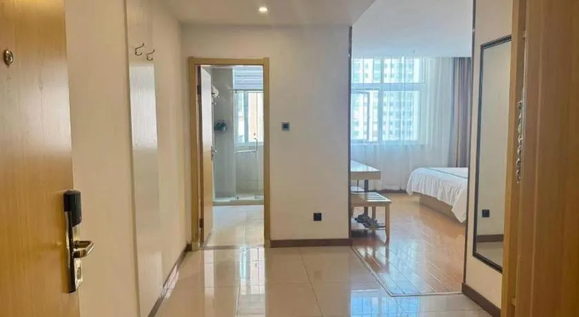 Bed in GreenTree Inn Huanggang City Wuxue City Kanjiang Avenue