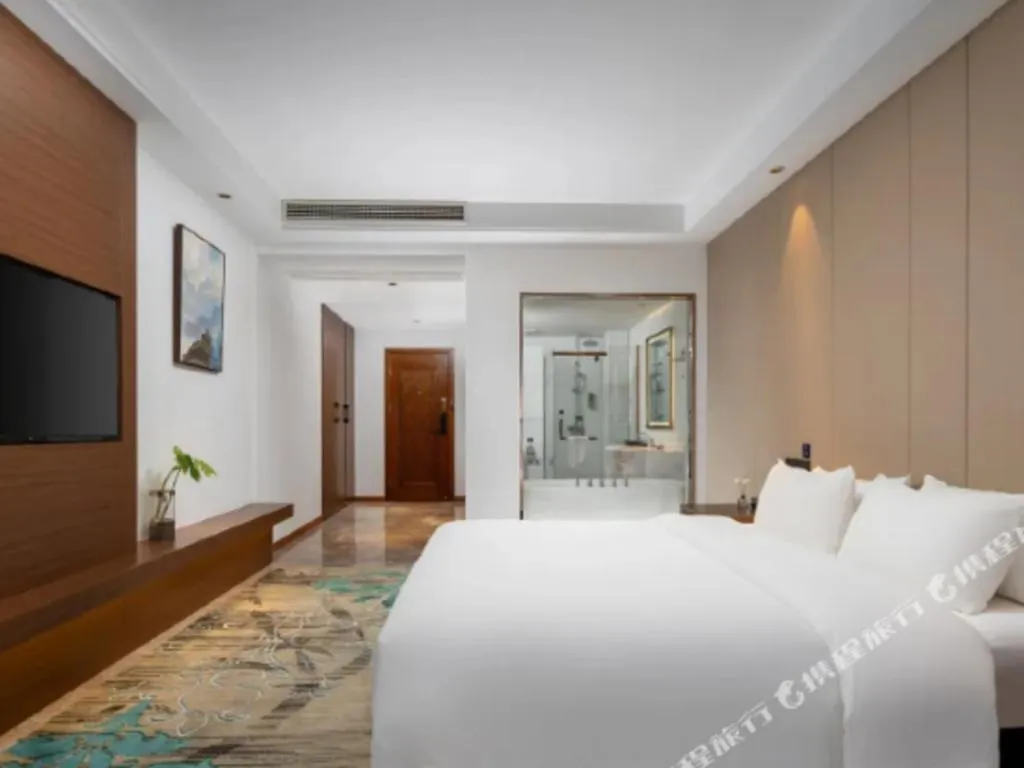 Bed in GME Taizhou Jingjiang City Bus Station Hotel