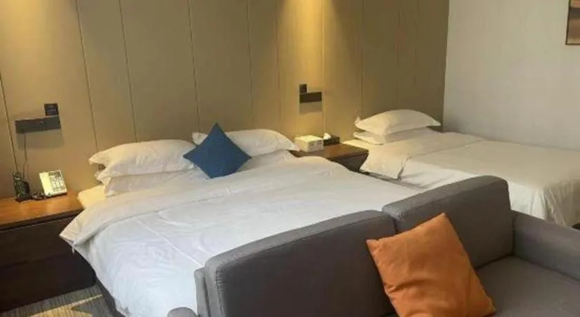Bed in GME Taizhou Jingjiang City Bus Station Hotel