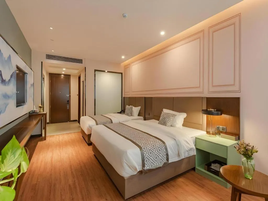 Bed in GME Hefei Qianshan North Road Phoenix City Hotel