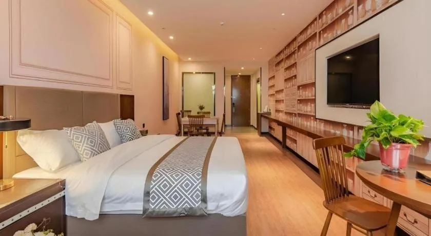 Bed in GME Hefei Qianshan North Road Phoenix City Hotel