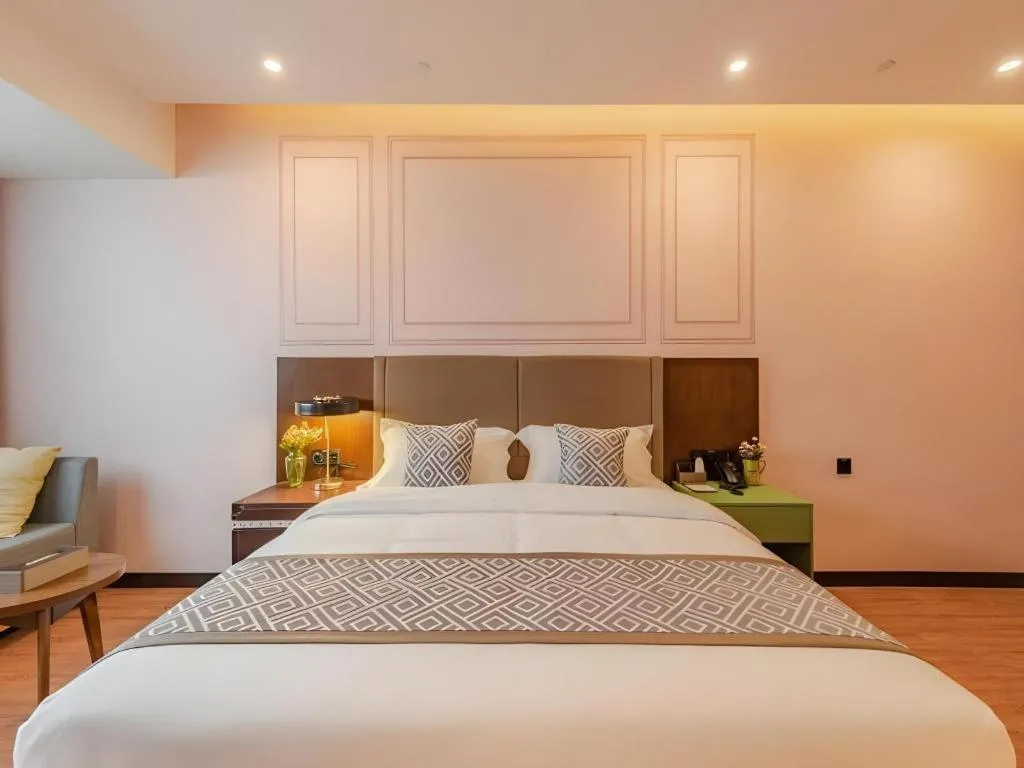 Bed in GME Hefei Qianshan North Road Phoenix City Hotel