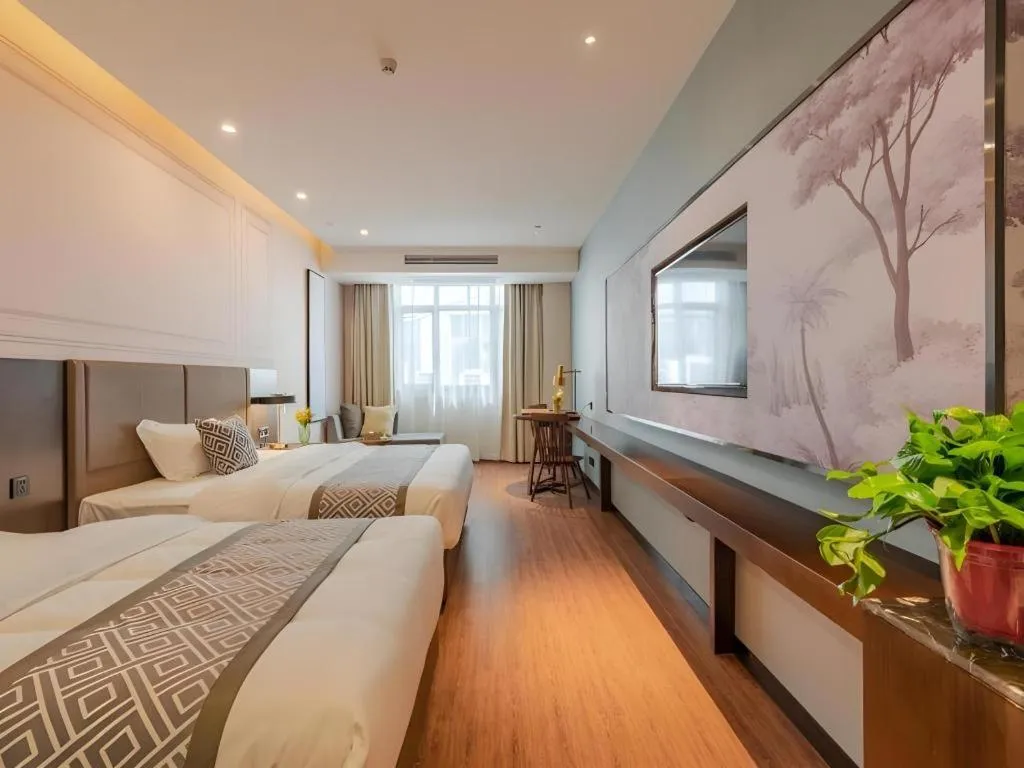 Bed in GME Hefei Qianshan North Road Phoenix City Hotel