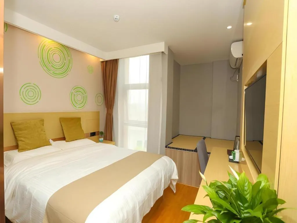 Bed in GreenTree Inn Suzhou Changshu Southeast Development Zone Southeast Avenue