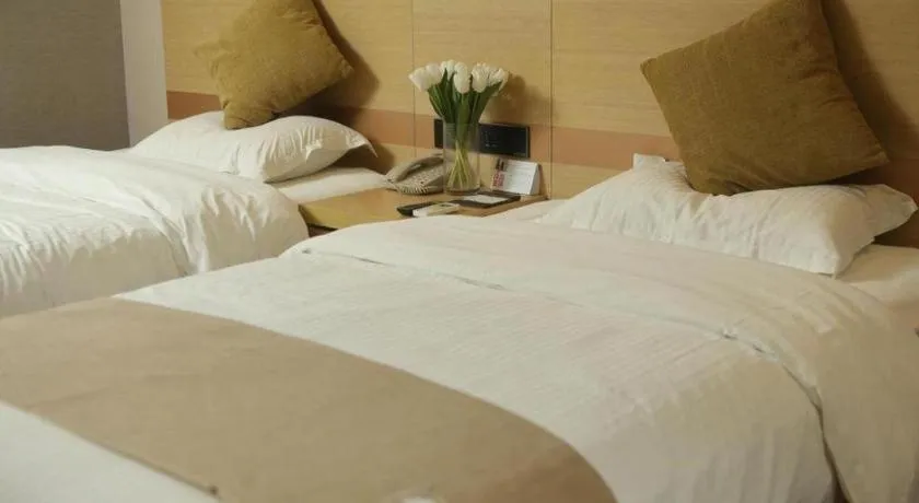 Bed in GreenTree Inn Suzhou Changshu Southeast Development Zone Southeast Avenue