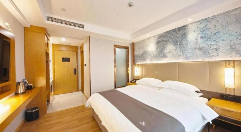 Bed in GreenTree Eastern Hotel Huai'an Bus Station Zhou Enlai Memorial