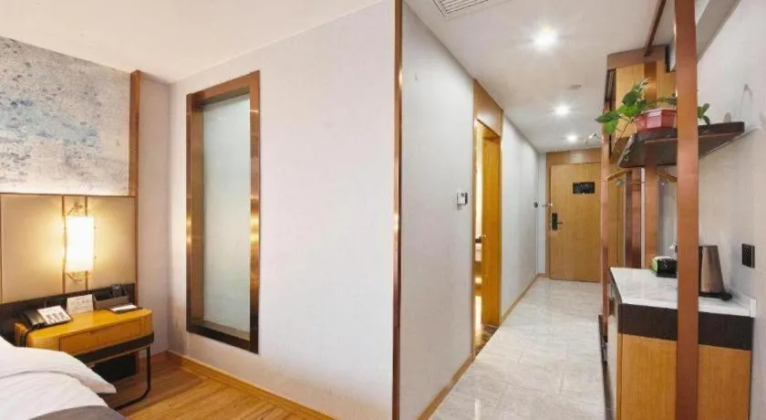 Bed in GreenTree Eastern Hotel Huai'an Bus Station Zhou Enlai Memorial