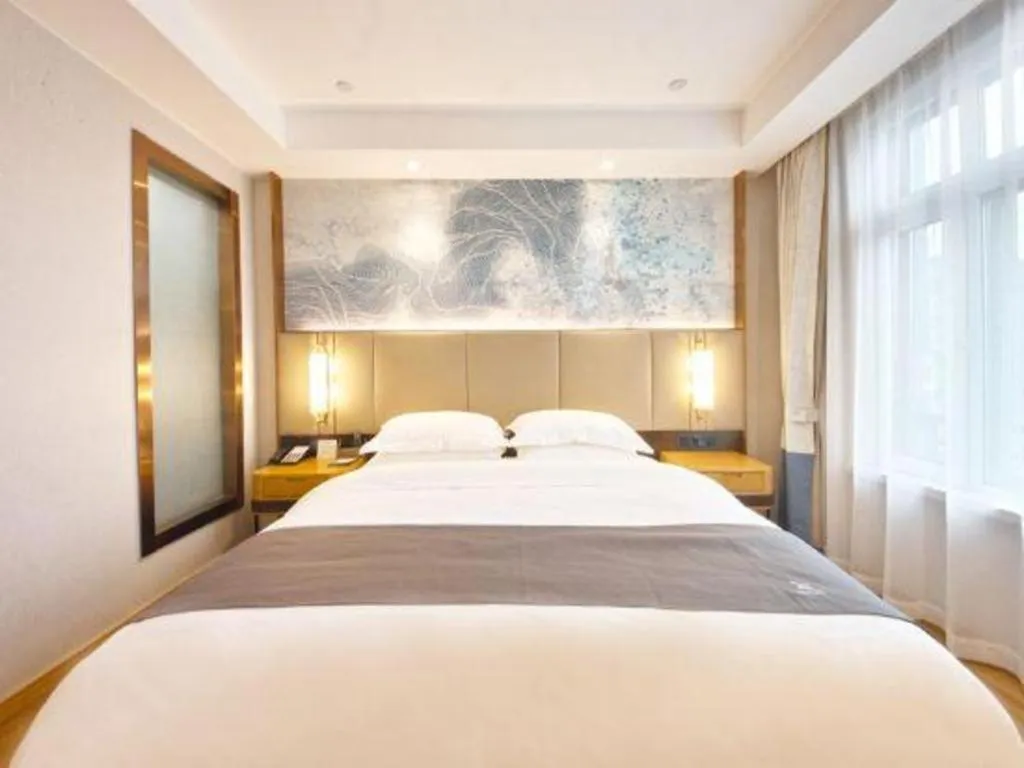 Bed in GreenTree Eastern Hotel Huai'an Bus Station Zhou Enlai Memorial