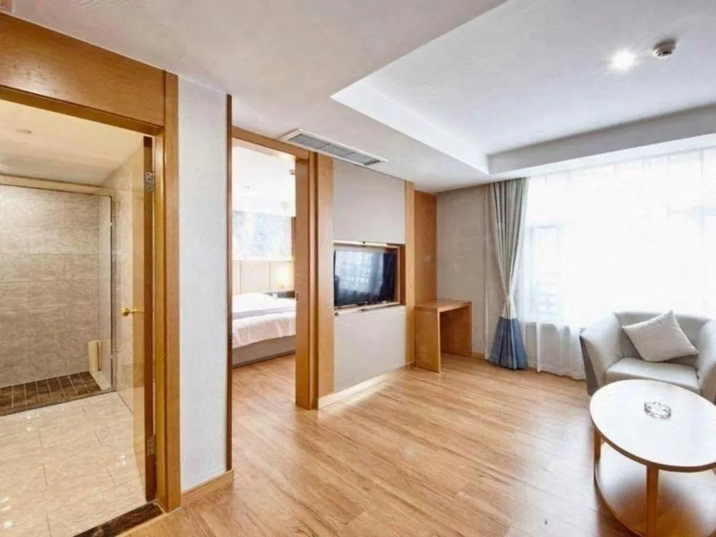 Bed in GreenTree Eastern Hotel Huai'an Bus Station Zhou Enlai Memorial