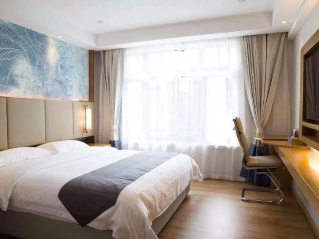 Bed in GreenTree Eastern Hotel Huai'an Bus Station Zhou Enlai Memorial