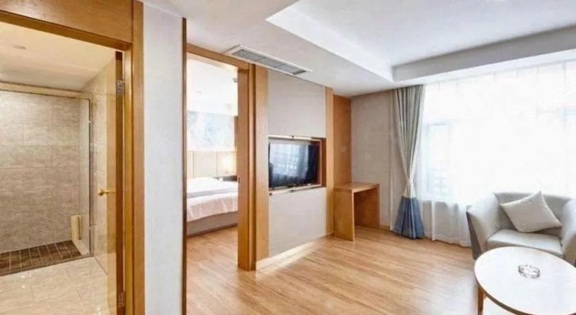 Bed in GreenTree Eastern Hotel Huai'an Bus Station Zhou Enlai Memorial