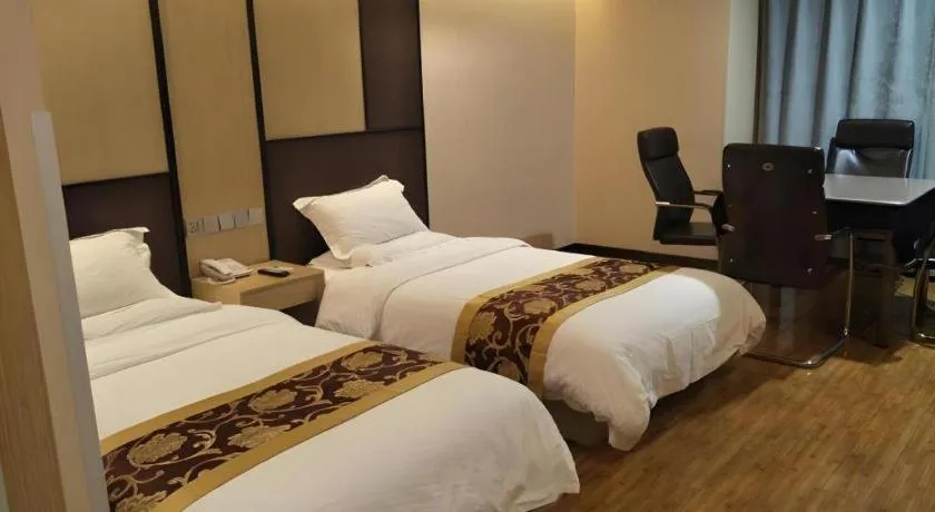 Bed in Shell Taiyuan South Station Shanxi University Hotel