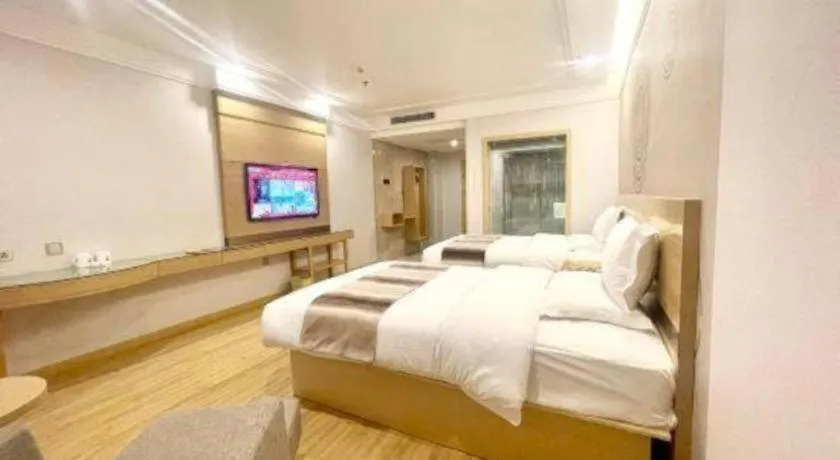 Bed in GreenTree Inn Urumqi Airport Tianyi International City