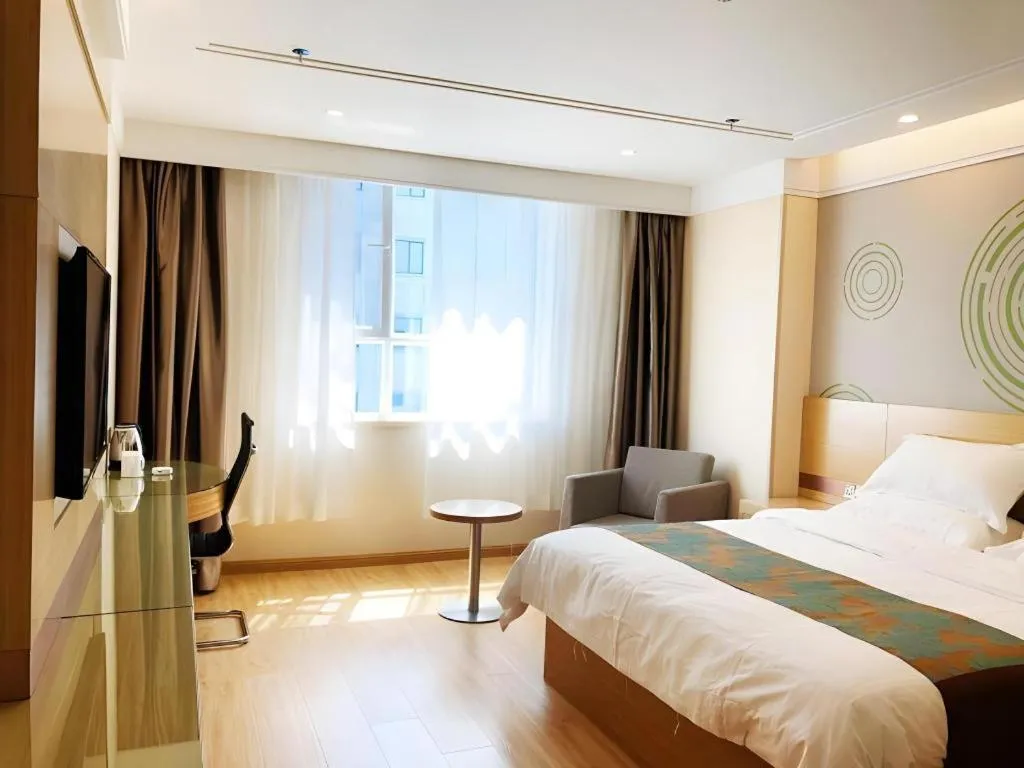 Bed in GreenTree Inn Urumqi Airport Tianyi International City