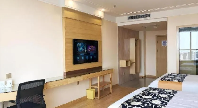 Bed in GreenTree Inn Urumqi Airport Tianyi International City