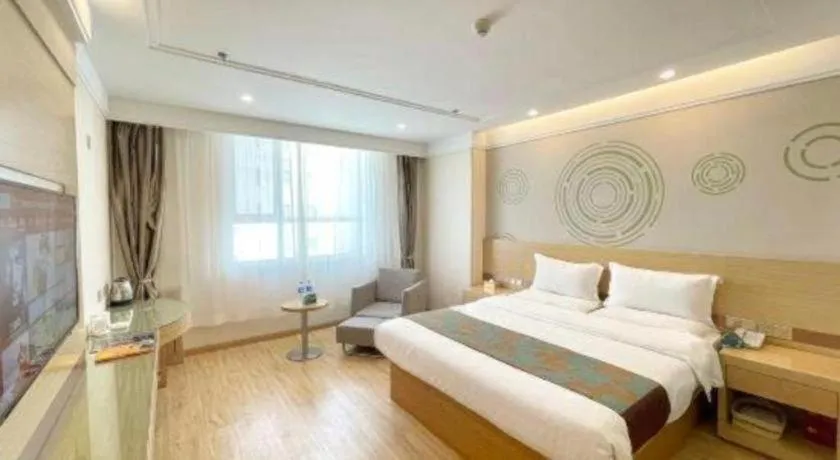 Bed in GreenTree Inn Urumqi Airport Tianyi International City