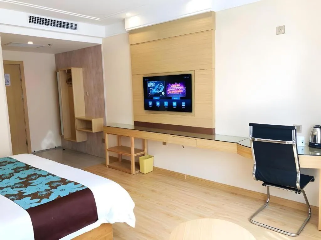 Bed in GreenTree Inn Urumqi Airport Tianyi International City