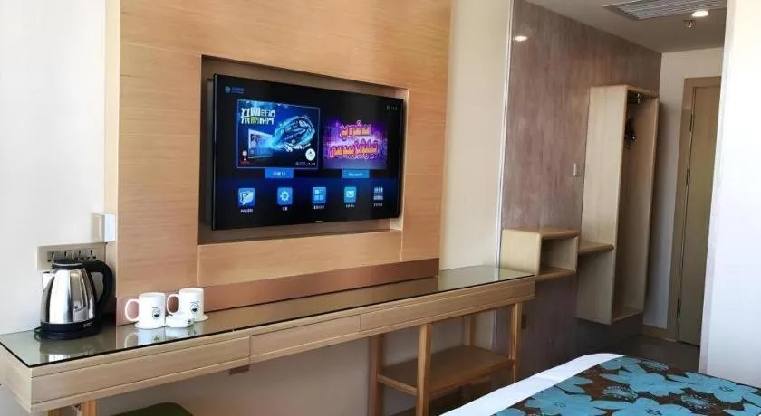 Bed in GreenTree Inn Urumqi Airport Tianyi International City