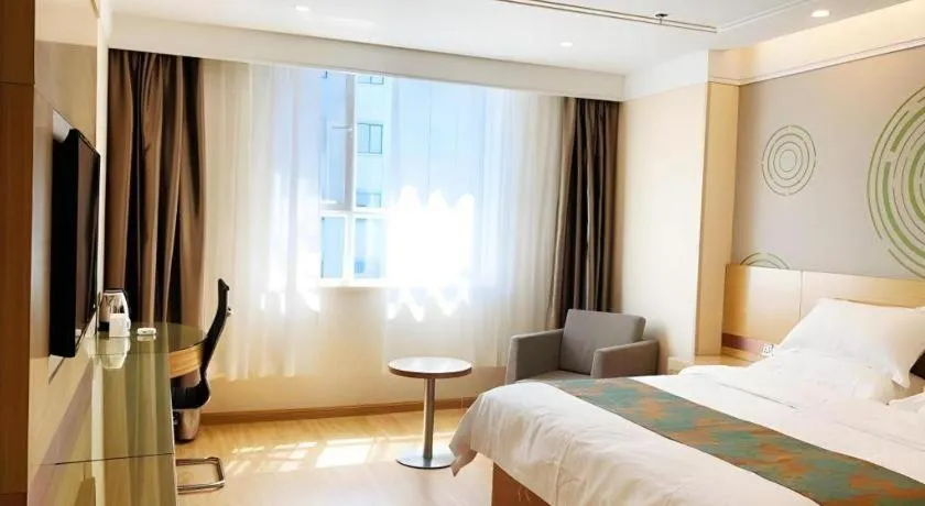 Bed in GreenTree Inn Urumqi Airport Tianyi International City