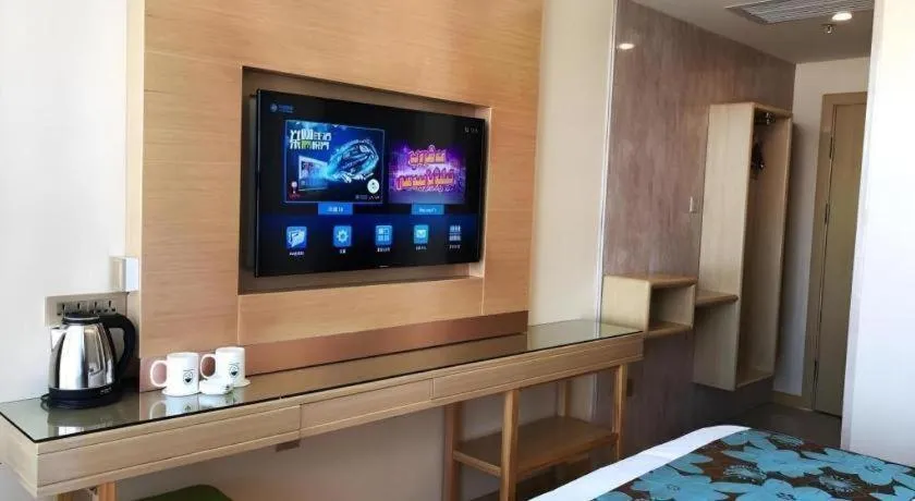 Bed in GreenTree Inn Urumqi Airport Tianyi International City