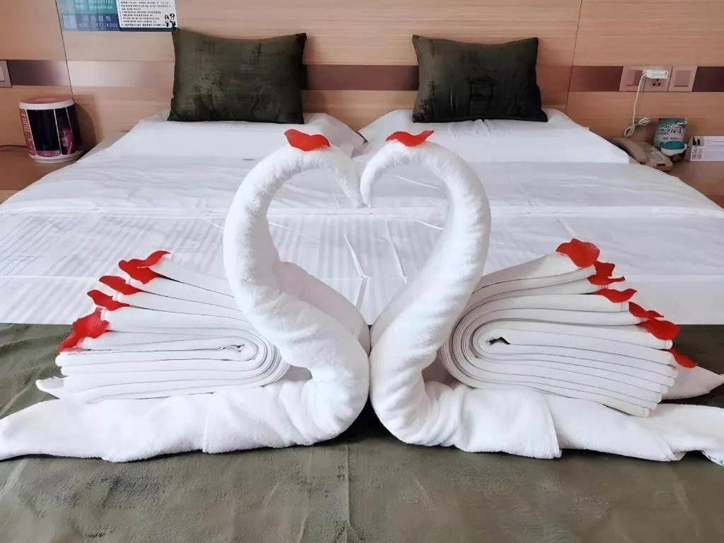 Bed in GreenTree Inn Pingdingshan Wanda Plaza Branch
