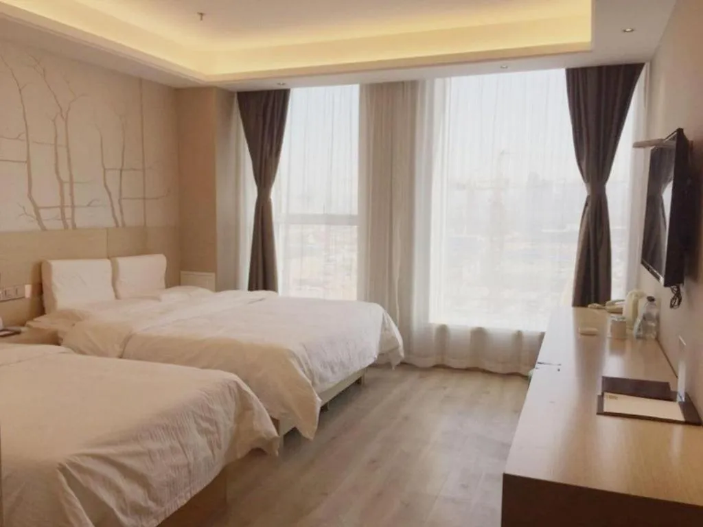 Bed in GreenTree Inn Pingdingshan Wanda Plaza Branch