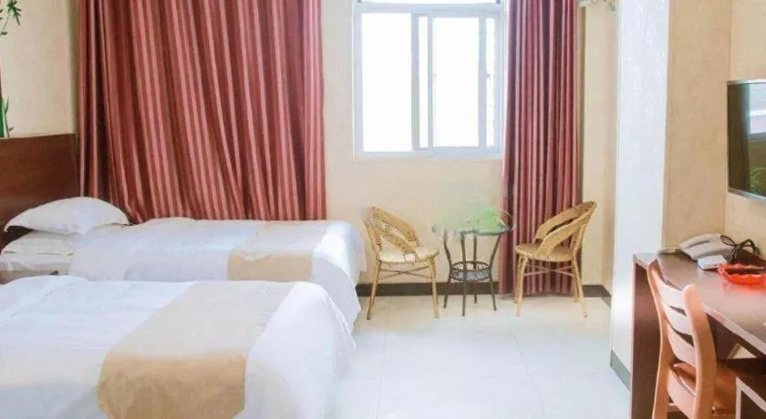 Bed in Shell Zaozhuang Taierzhuang Ancient City East Gate Hotel