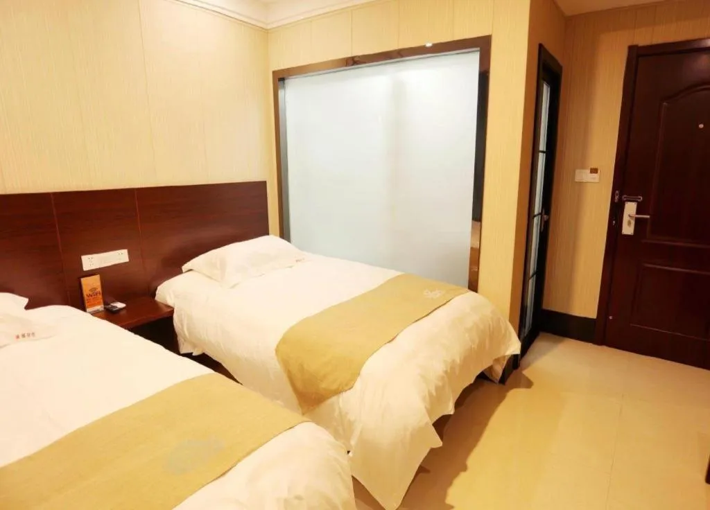 Bed in Shell Zaozhuang Taierzhuang Ancient City East Gate Hotel