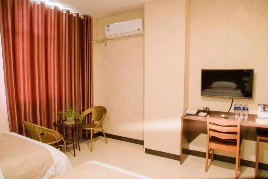 Bed in Shell Zaozhuang Taierzhuang Ancient City East Gate Hotel