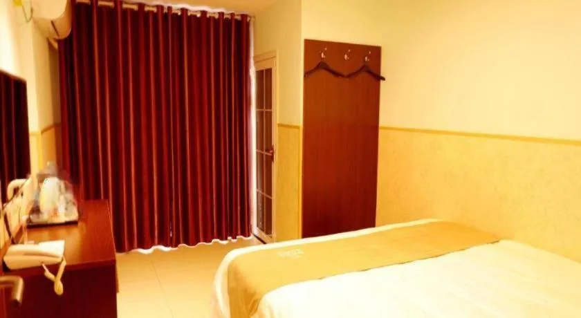 Bed in Shell Zaozhuang Taierzhuang Ancient City East Gate Hotel