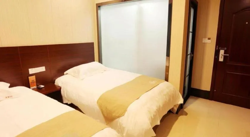 Bed in Shell Zaozhuang Taierzhuang Ancient City East Gate Hotel