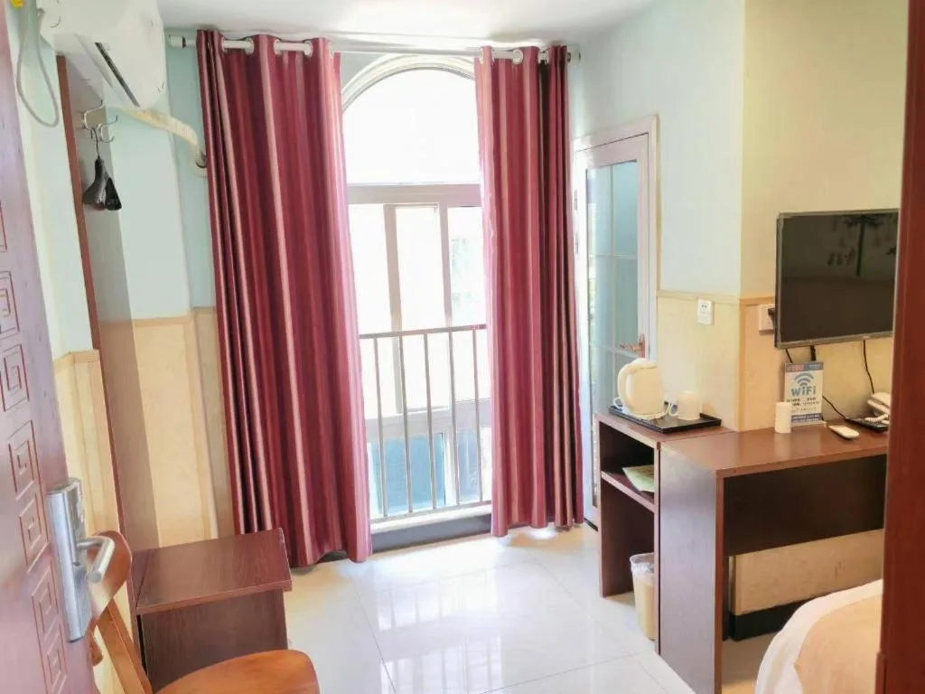 Bed in Shell Zaozhuang Taierzhuang Ancient City East Gate Hotel