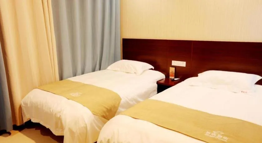 Bed in Shell Zaozhuang Taierzhuang Ancient City East Gate Hotel