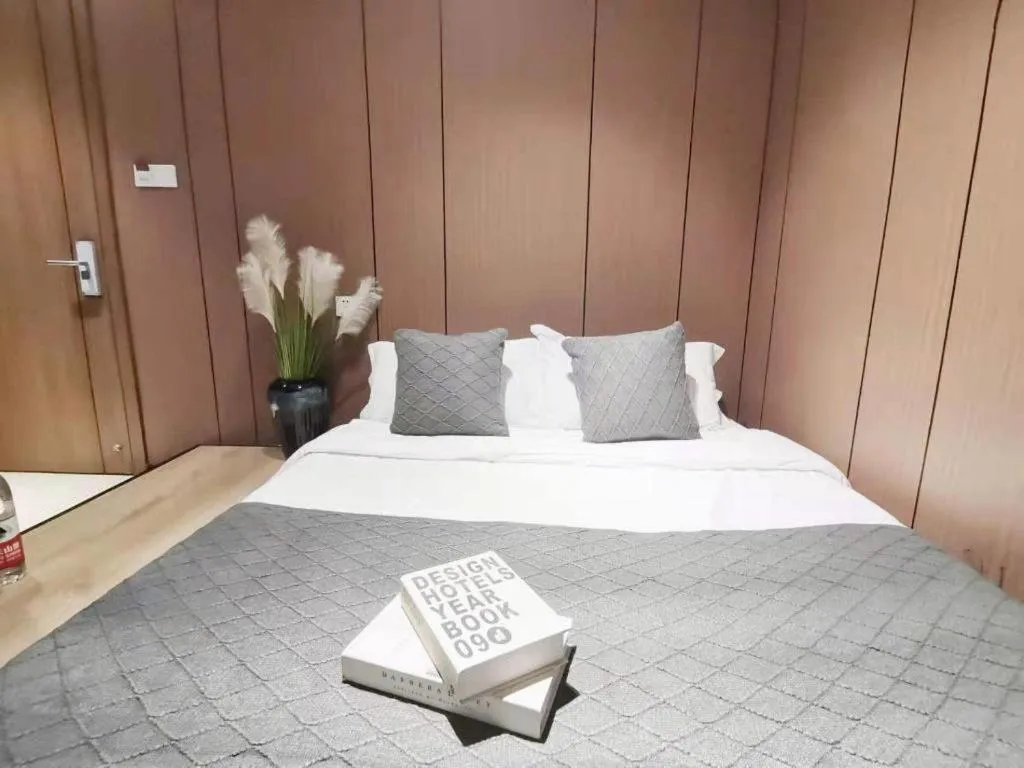 Bed in Shell Zaozhuang Taierzhuang Ancient City East Gate Hotel