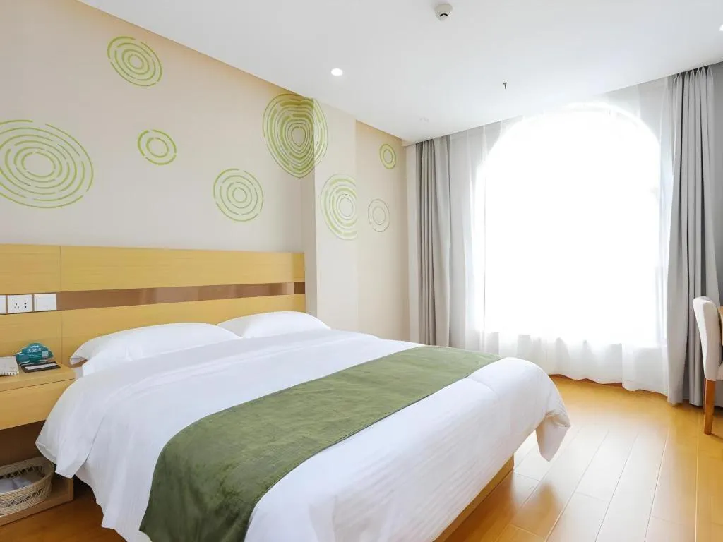 Bed in GreenTree Inn Jiaxin Puyuan Kaixuan Road