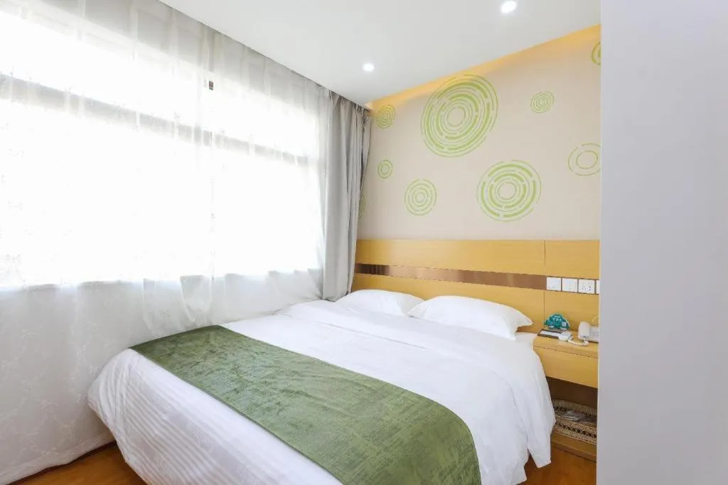Bed in GreenTree Inn Jiaxin Puyuan Kaixuan Road